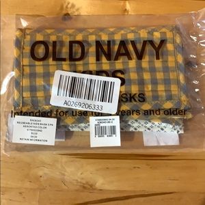 Set of 5 old navy kids masks